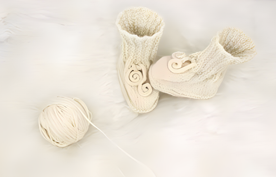 Cozy & Sustainable Baby Booties