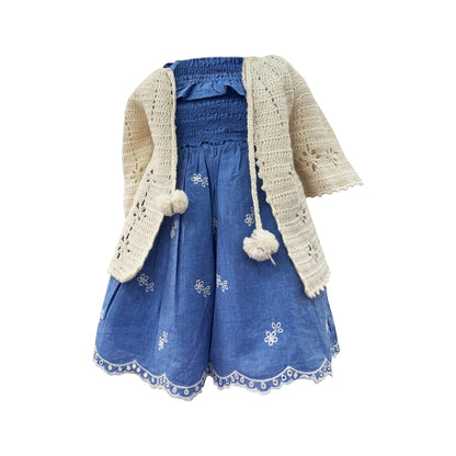 Charming Baby Alpaca Wool Coat for Ages 6 to 12 Months
